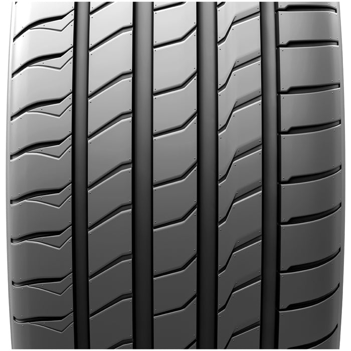 (QTY 2) 235/50R20 Lexani Volt-EC 104Y XL Black Wall Tires