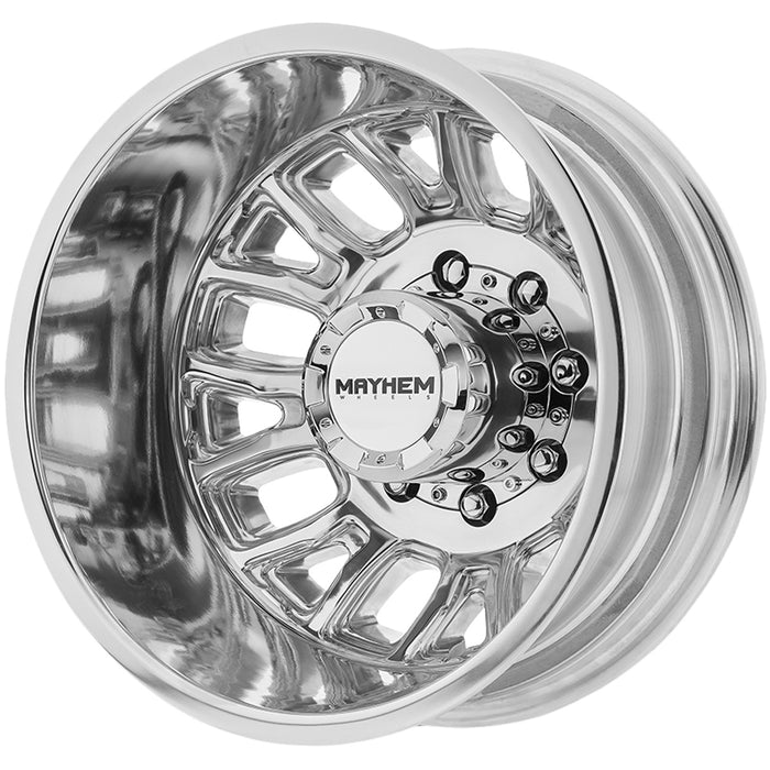 Set of 4-17" Inch Mayhem 8107D Cogent Dually 8x200 Polished Wheels Rims