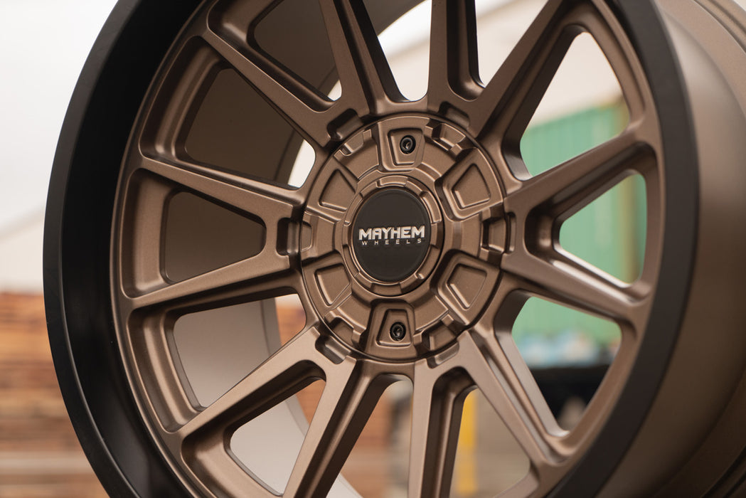 Mayhem 8116 Intrepid 20x10 5x5"/5x5.5" -24mm Bronze Wheel Rim 20" Inch