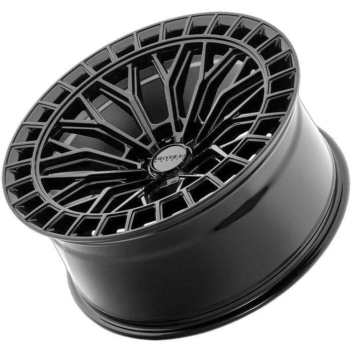 (Set of 5) Mayhem 8120 22x10 6x5.5" -19mm Gloss Black Wheels Rims 22" Inch