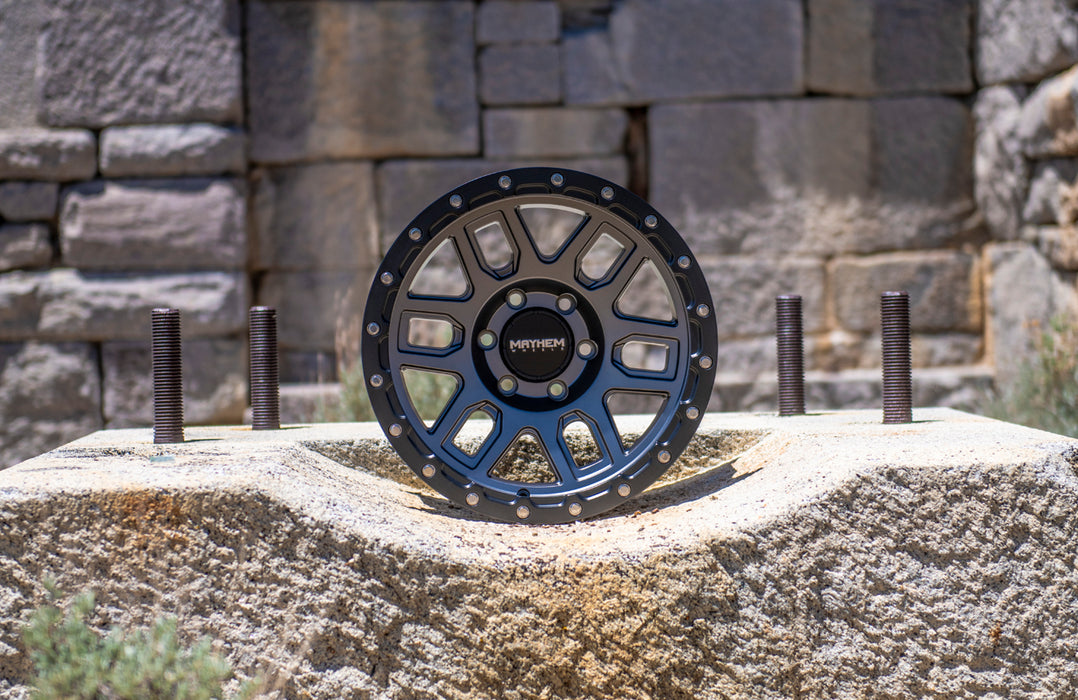 Mayhem 8304 Delta 17x9 6x5.5" -12mm Gunmetal Wheel Rim 17" Inch