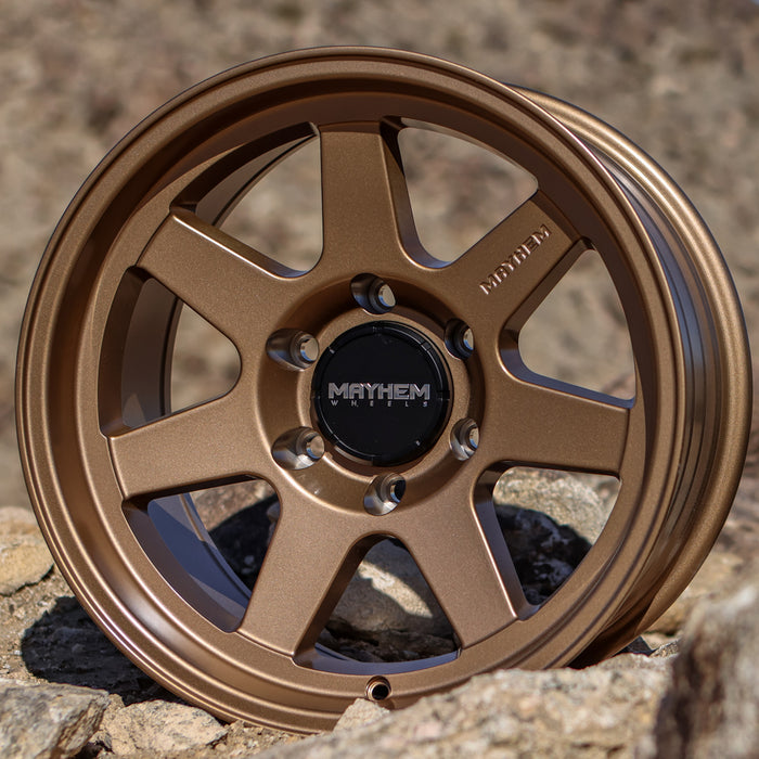 Mayhem 8307 Convoy 17x9 6x135 -6mm Matte Bronze Wheel Rim 17" Inch