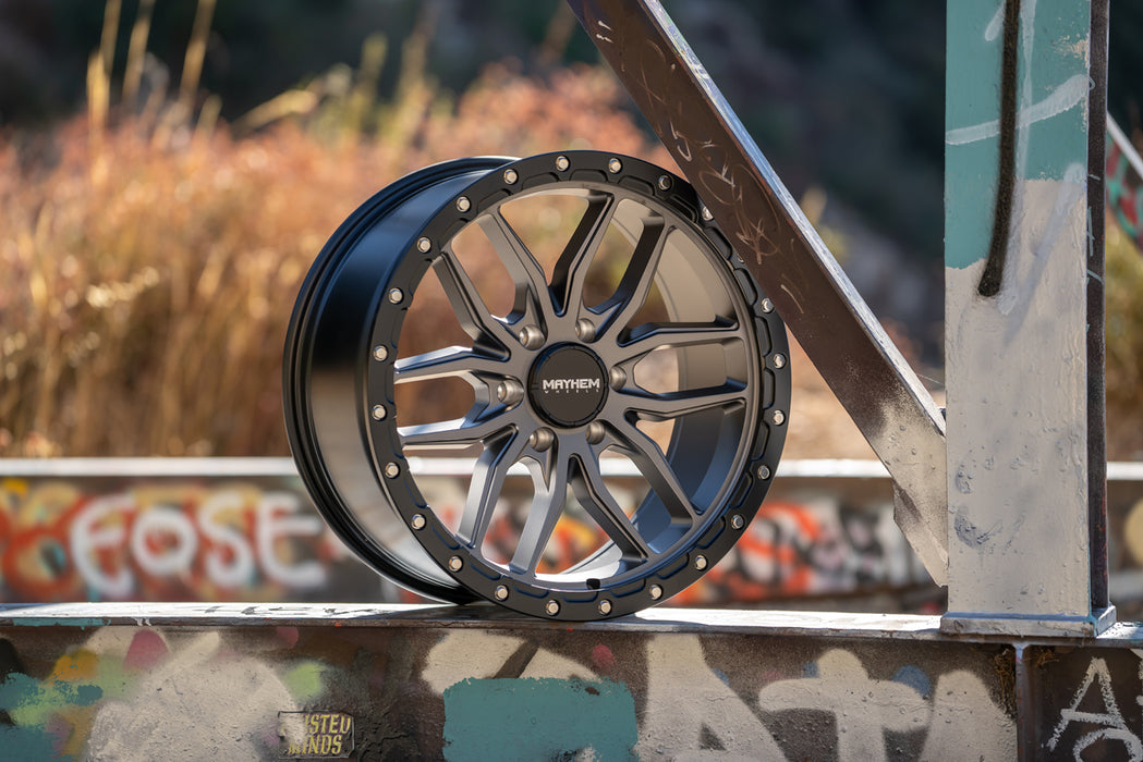 (Set of 4) Mayhem 8310 Vector 20x9 8x170 +18mm Gunmetal Wheels Rims 20" Inch