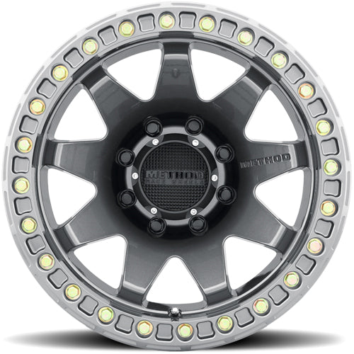 (Set of 4) Method MR108 17x9 8x170 -44mm Gunmetal Wheels Rims