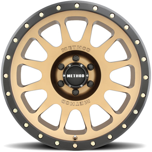Method MR305 NV 17x8.5 6x5.5" +25mm Bronze Wheel Rim 17" Inch