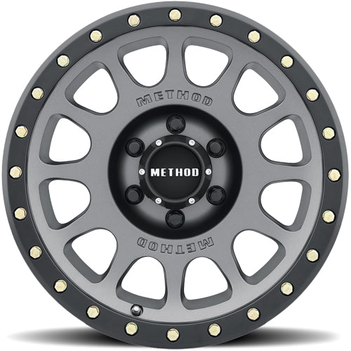 Method MR305 NV 18x9 6x5.5" +18mm Gunmetal Wheel Rim 18" Inch