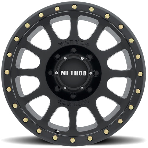 (Set of 4) Method MR305 NV 16x7 8x6.5" +0mm Matte Black Wheels Rims