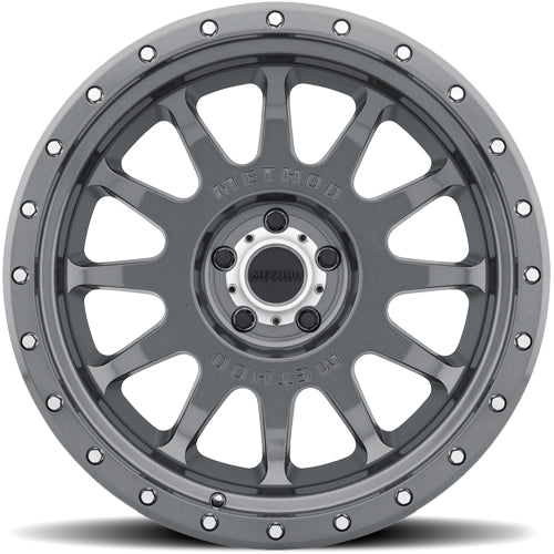 (Set of 4) Method Race Wheels MR605 NV 20x10 5x5.5" +-24mm Gunmetal Wheels Rims