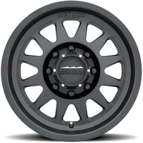 Method MR704 Bead Grip 17x9 8x6.5" +18mm Matte Black Wheel Rim 17" Inch