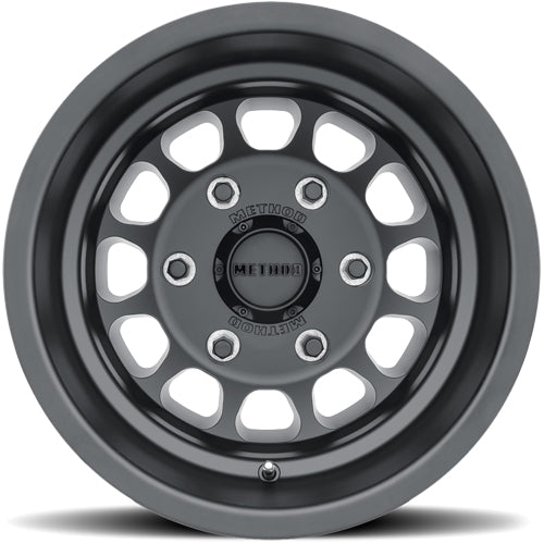 (Set of 4) 16" Inch Method MR901 Van Dually 6x180 Matte Black Wheels Rims