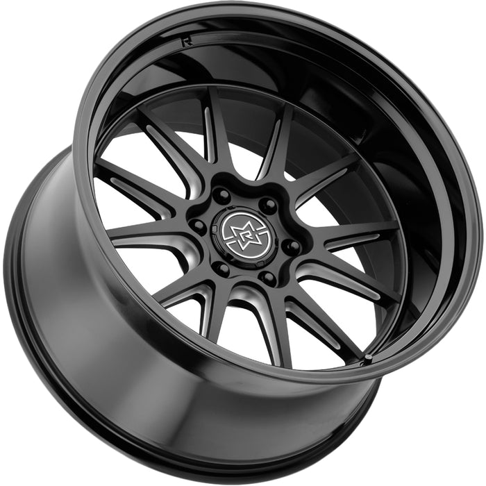 Method Race Wheels MR802 22x12 6x5.5" -40mm Black/Milled Wheel Rim 22" Inch