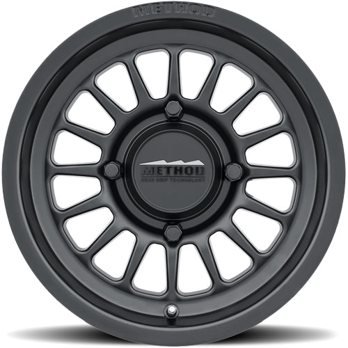 (Set of 5) Method UTV MR411 Bead Grip 15x7 4x156 +13mm Matte Black Wheels Rims