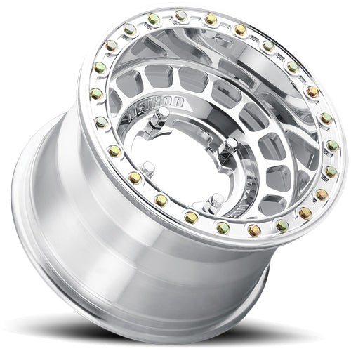 Staggered-Method UTV MR413 Beadlock 15x7,15x10 4x136 38mm Polished Wheels Rims