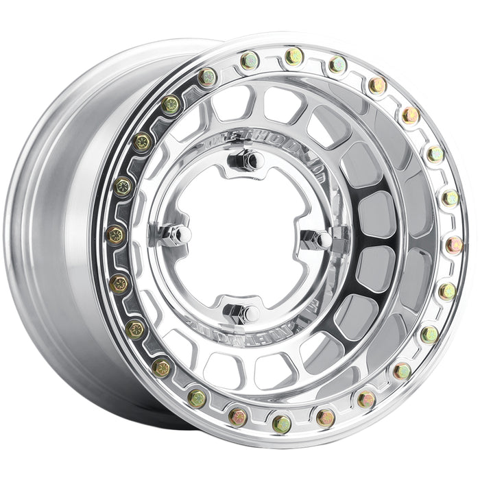 Staggered-Method UTV MR413 Beadlock 15x7,15x10 4x156 38mm Polished Wheels Rims