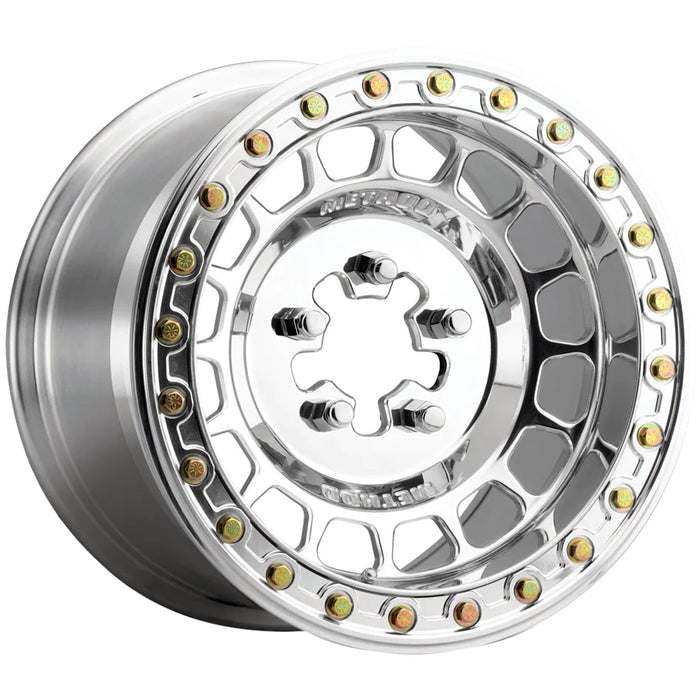Staggered-Method UTV MR413 Beadlock 15x7,15x10 5x4.5" 38mm Polished Wheels Rims