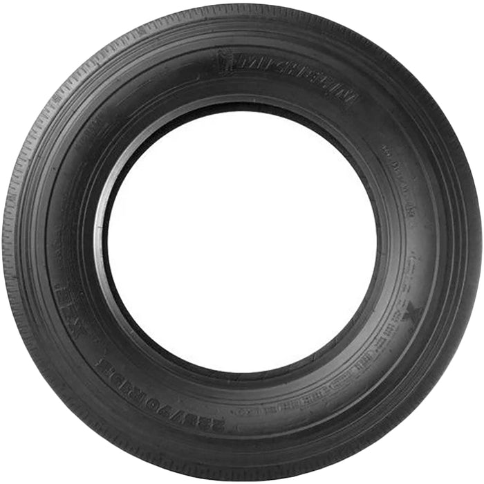 (QTY 2) 225/70R19.5 Michelin Agilis HD Z 128/126N LRG Black Wall Tires