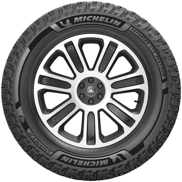 (QTY 2) LT285/65R20 Michelin Defender LTX Platinum 127/124S LRE Black Wall Tires