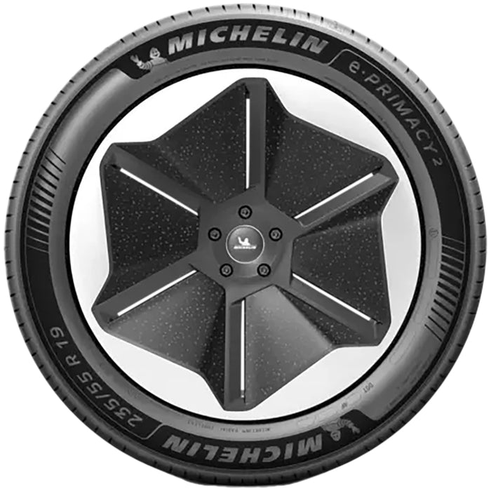 (QTY 2) HL255/35R19 Michelin e Primacy2 99W XL Black Wall Tires
