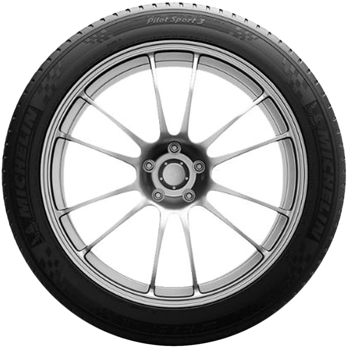 (QTY 4) 255/40ZR18 Michelin Pilot Sport PS3 99Y XL Black Wall Tires
