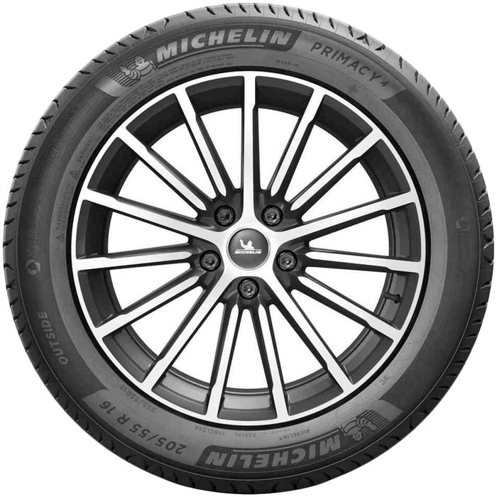 (QTY 2) 205/55R16 Michelin Primacy 4+ 91V SL Black Wall Tires