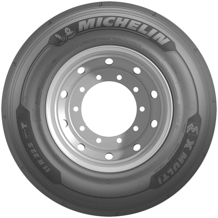 (QTY 2) 215/75R17.5 Michelin X Multi T2 136/134J LRJ Black Wall Tires