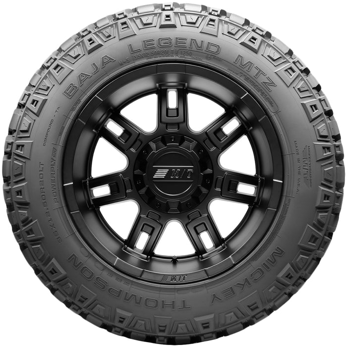 (QTY 4) 35x12.50R18LT Mickey Thompson Baja Legend MTZ 118Q LRD Black Wall Tires