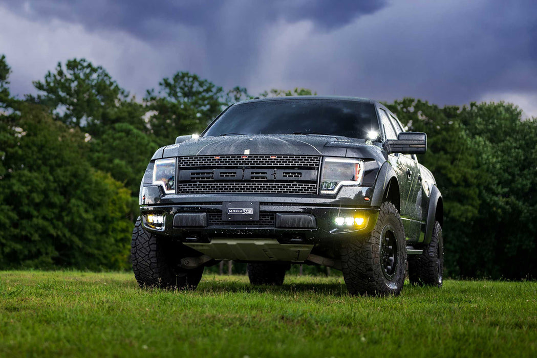Morimoto Offroad 4Banger Triple Fog Light Brackets For 2010-2014 Ford Raptor