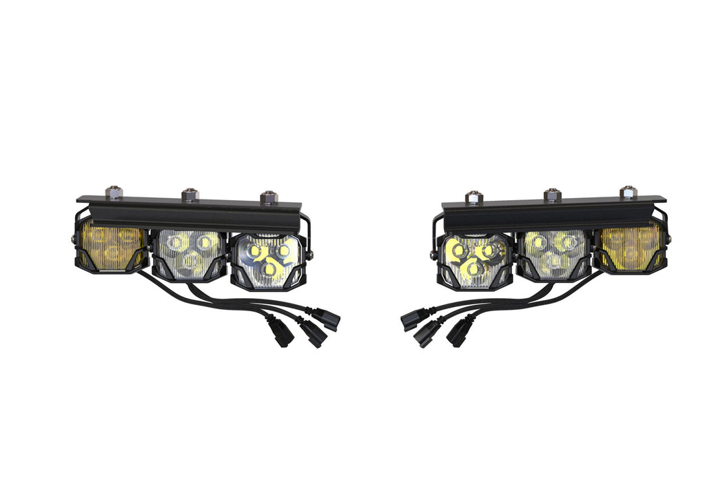 Morimoto 4Banger Triple Fog Light Brackets BAF069