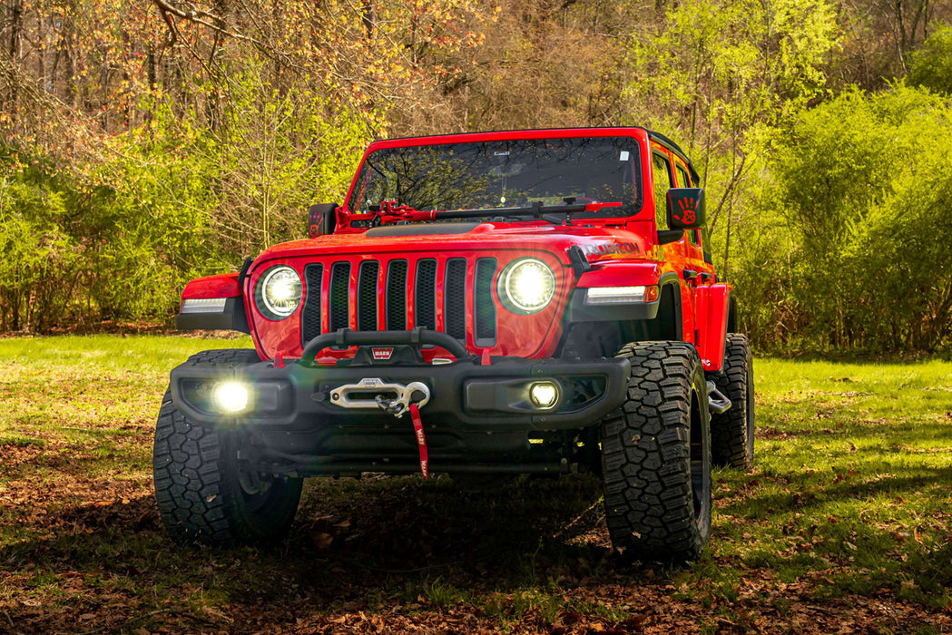 Morimoto Offroad 4Banger Fog Light White Wide For 2018-2024 Jeep JL/JT