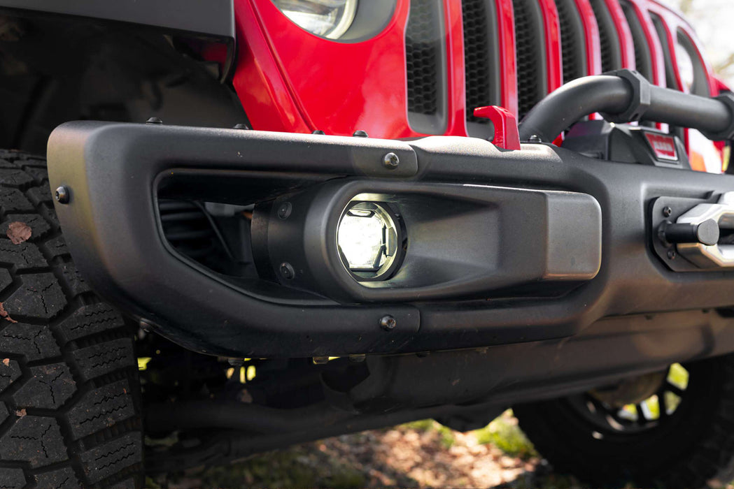 Morimoto Offroad 4Banger Fog Light White Wide For 2018-2024 Jeep JL/JT