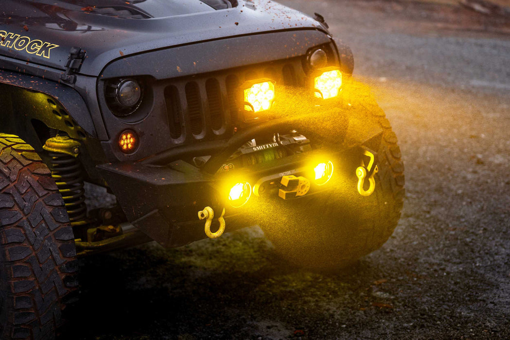 Morimoto Offroad BigBanger NCS Amber DRL LED Light Pod Yellow Combo