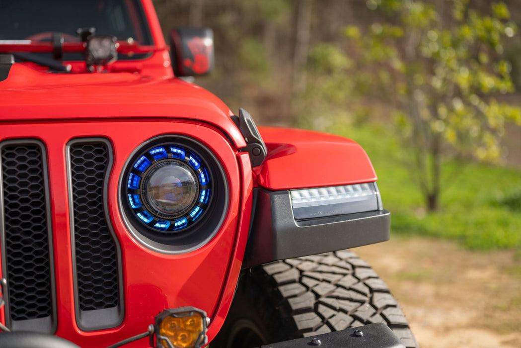 Morimoto RGB Super7 RGBW Halo Lights For 2018-2024 Jeep JL/JT