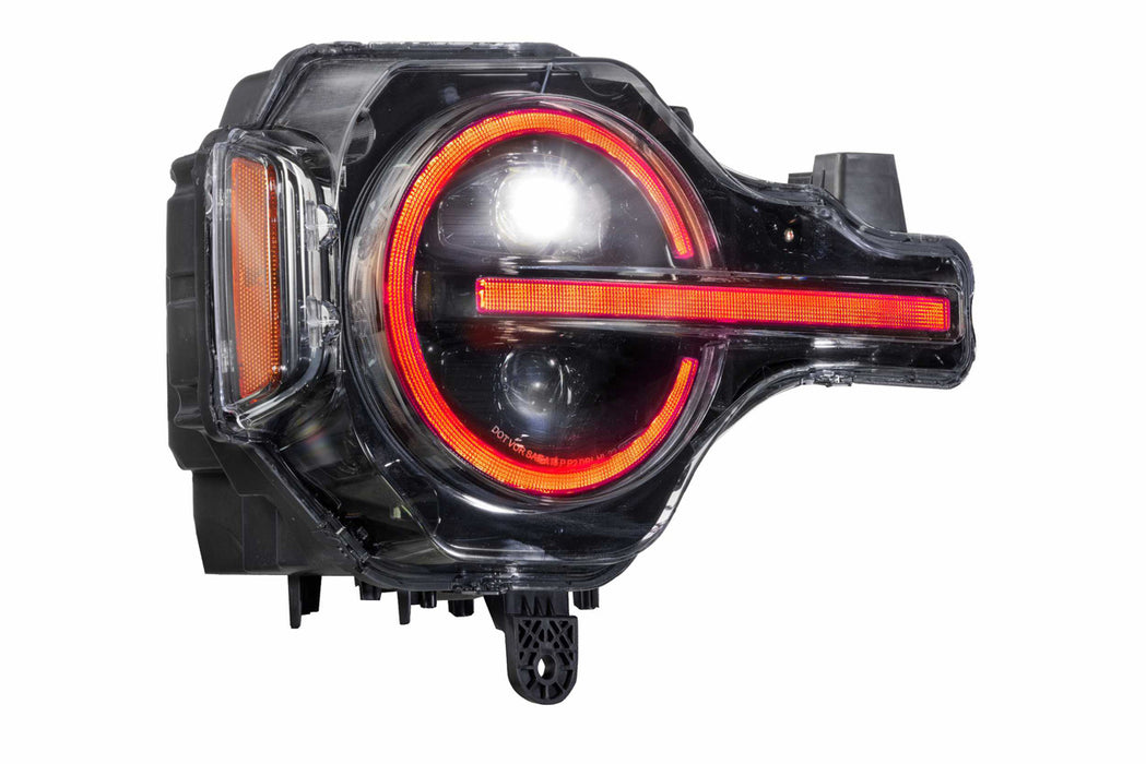 Morimoto XRGB RGB DRL Headlights Pair For 2021-2024 Ford Bronco