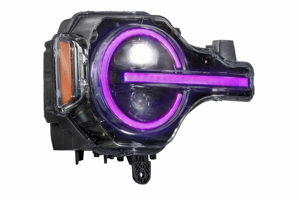Morimoto XRGB RGB DRL Headlights Pair For 2021-2024 Ford Bronco