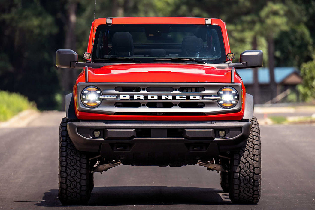 Morimoto XB LED White DRL Headlights Pair For 2021-2024 Ford Bronco
