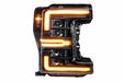 Morimoto XB LED Gen2 Amber DRL Headlights LF503.2-A-ASM