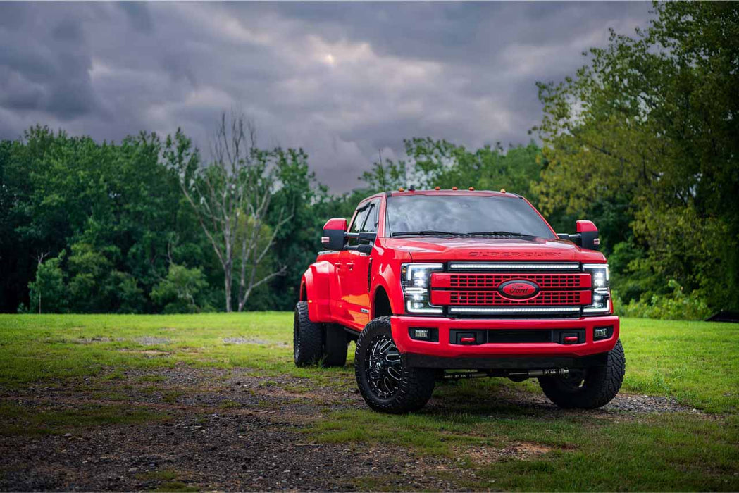 Morimoto XB LED Gen2 Amber DRL Headlights Pair For 2017-2019 Ford Super Duty
