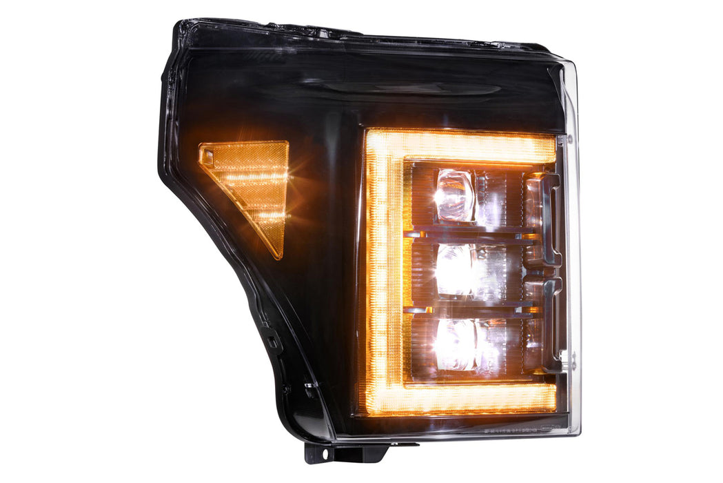 Morimoto XB LED Amber DRL Headlights LF505-A-ASM