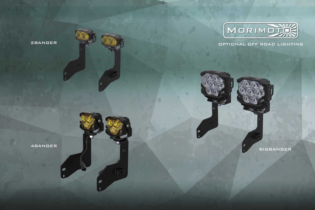 Morimoto XB LED Amber DRL Headlights Pair For 2011-2016 Ford Super Duty
