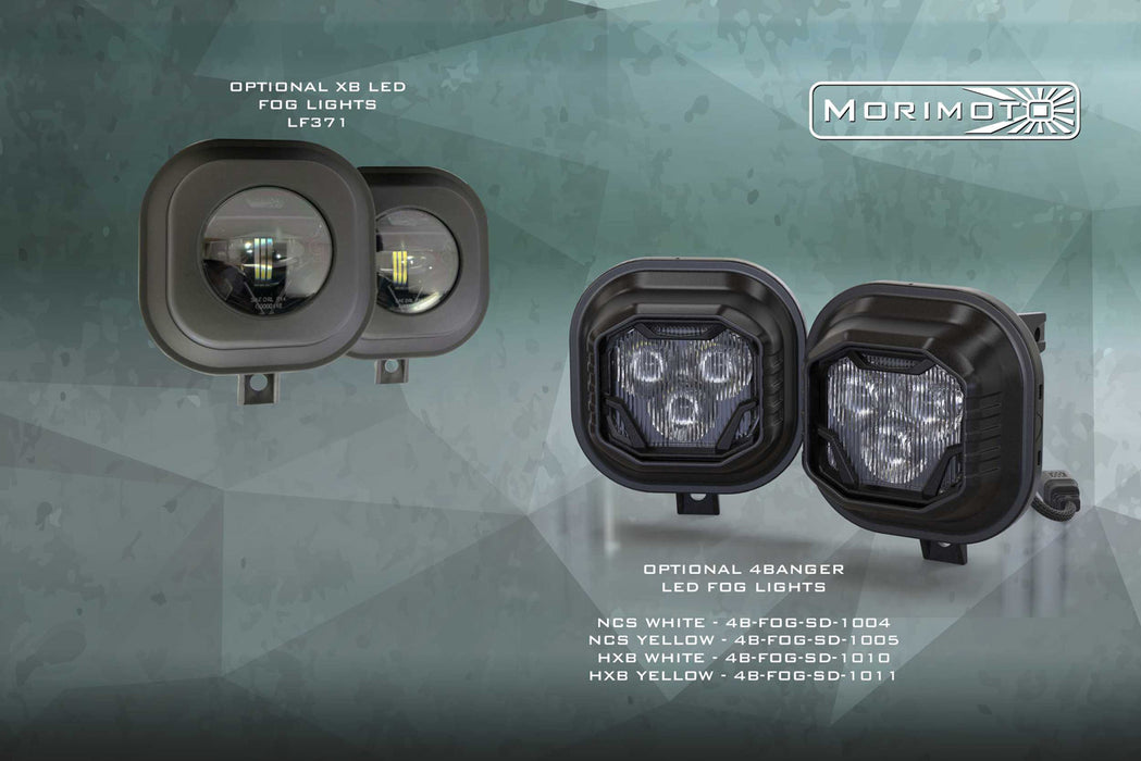 Morimoto XB LED White DRL Headlights Pair For 2011-2016 Ford Super Duty
