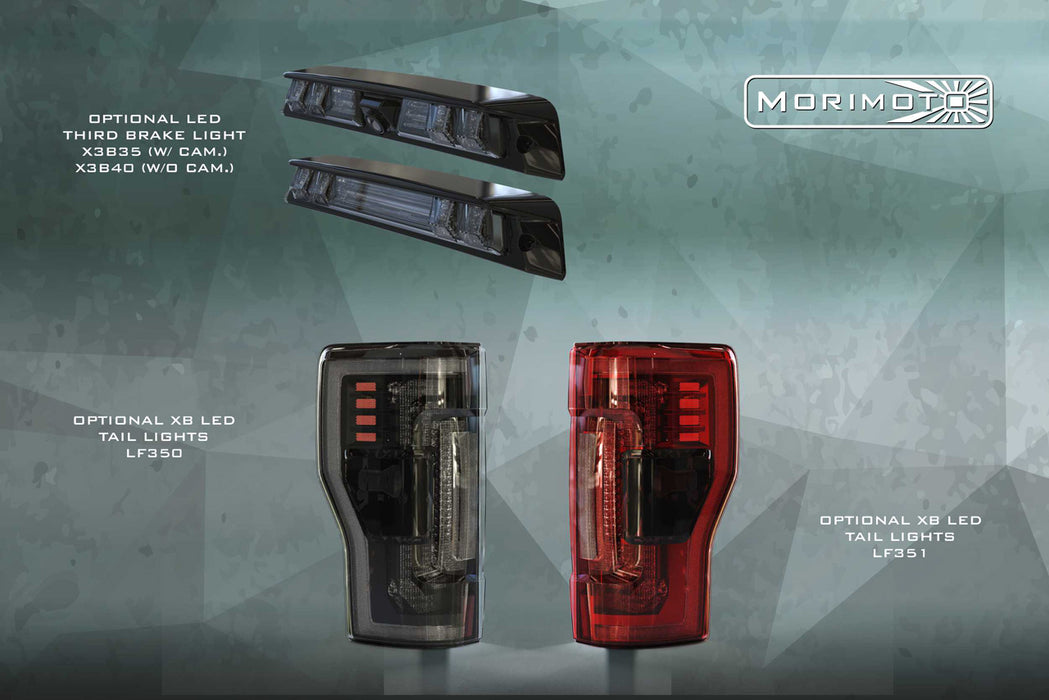 Morimoto XB LED Amber DRL Headlights Pair For 2020-2022 Ford Super Duty