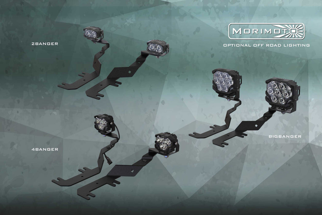 Morimoto XB LED Amber DRL Headlights Pair For 2020-2022 Ford Super Duty