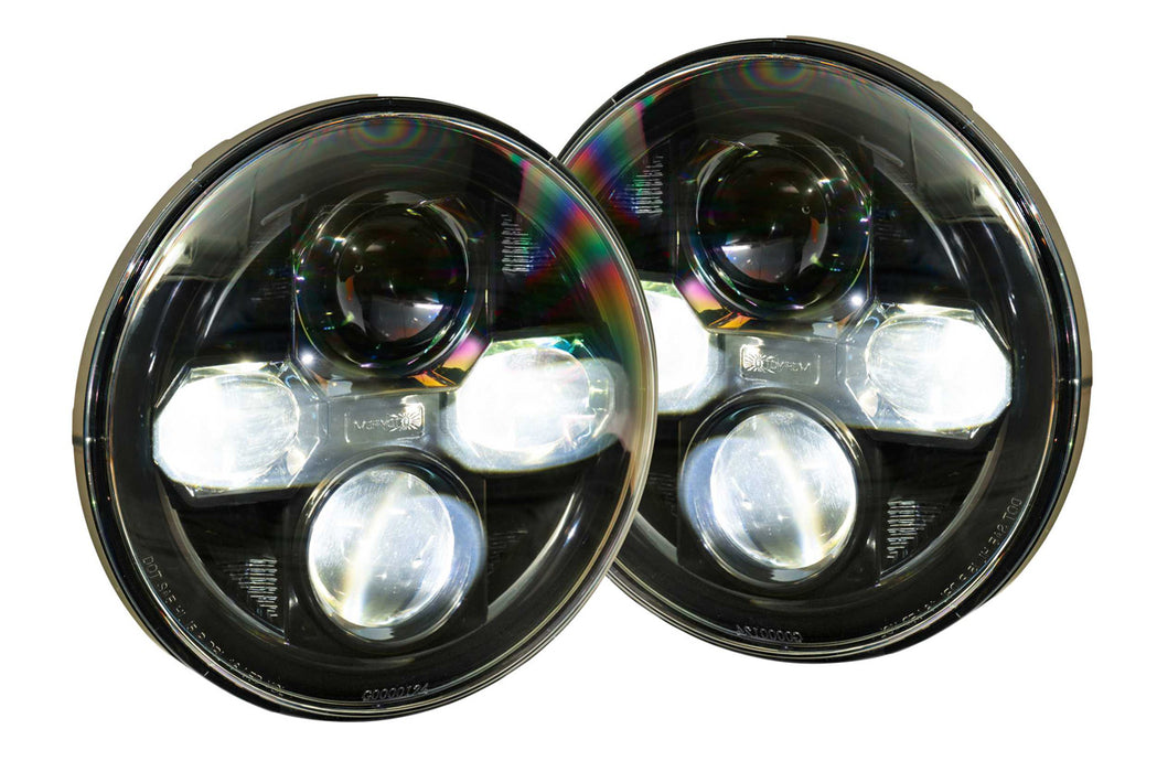 Morimoto Sealed7 7in Round Headlights Pair For 2007-2017 Jeep JK