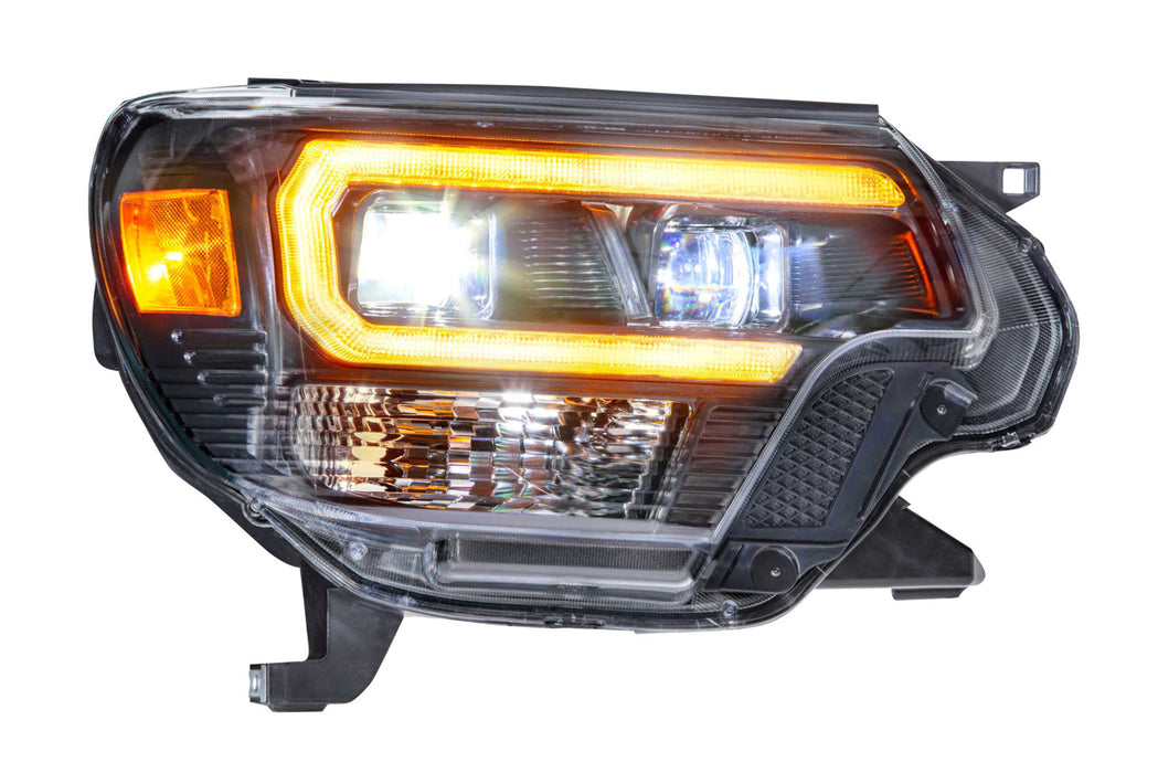 Morimoto XB Hybrid LED Amber DRL Headlights Pair For 2012-2015 Toyota Tacoma