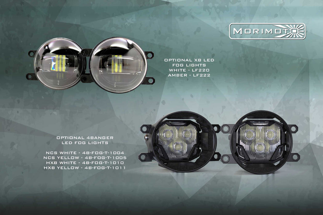 Morimoto XB Hybrid LED Amber DRL Headlights Pair For 2012-2015 Toyota Tacoma