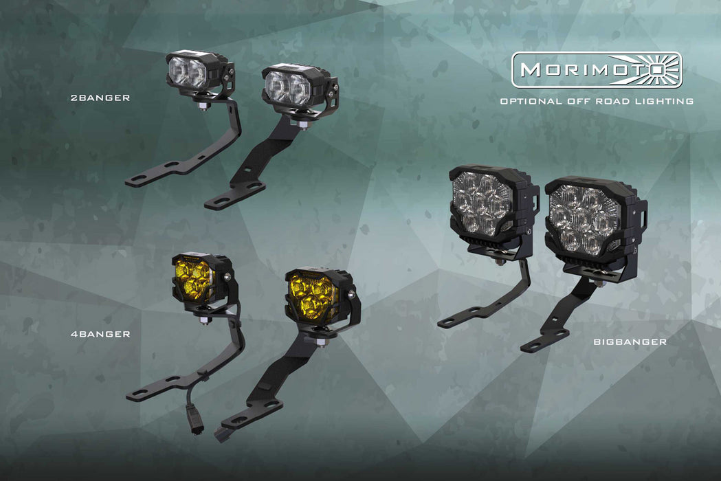 Morimoto XB Hybrid LED Amber DRL Headlights Pair For 2012-2015 Toyota Tacoma