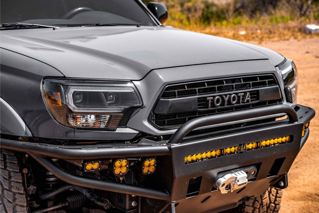 Morimoto XB Hybrid LED Amber DRL Headlights Pair For 2012-2015 Toyota Tacoma