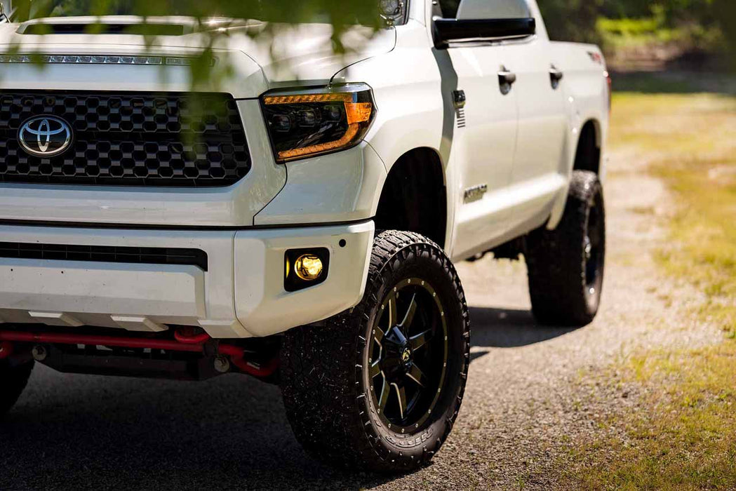 Morimoto XB LED Gen2 Amber DRL Headlights Pair For 2014-2021 Toyota Tundra