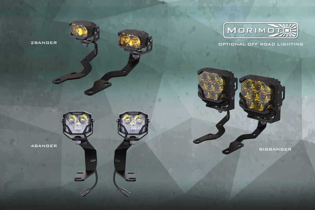 Morimoto XB LED Amber DRL Headlights Pair For 2007-2013 Toyota Tundra