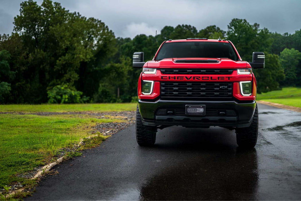 Morimoto XB Hybrid Headlights Pair For 2020-2024 Chevrolet Silverado HD